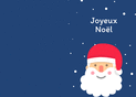 Joyeux No&euml;l avec le P&egrave;re No&euml;l souriant